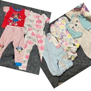 baby girl sleepers 2t
